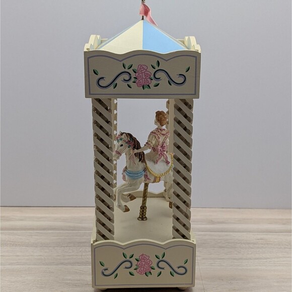 Vintage Carousel Music Box By The San Francisco Music Box Company - Tested Works - Picture 2 of 9